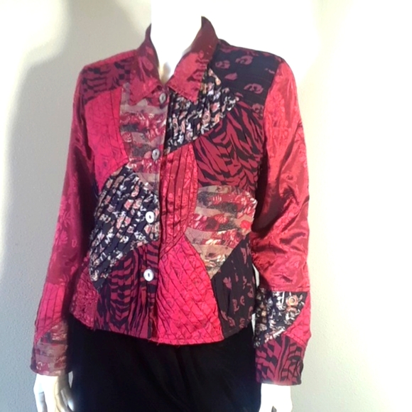 Yak Magic red Napal unique jacket - Picture 1 of 8